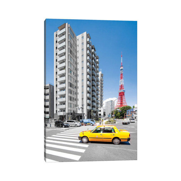 Latitude Run Tokyo Taxi And Tokyo Tower, Minato, Tokyo, Japan by